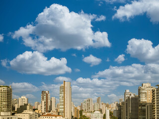 Fototapeta na wymiar Skyline do bairro da aclimação em São Paulo