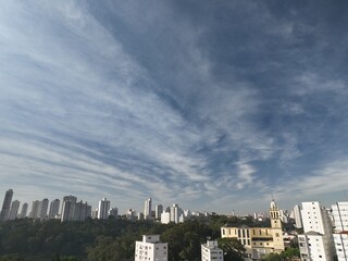 Naklejka premium Skyline do bairro da aclimação em São Paulo