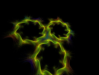 Imaginatory fractal abstract background Image