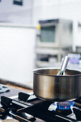 utensils on the stove