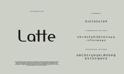 Abstract minimal modern alphabet fonts. Typography minimalist urban digital fashion future creative logo font. vector illustration
