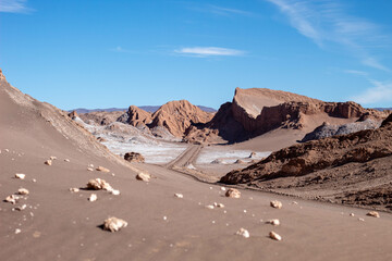 Valle de la Luna in the Atacama Desert