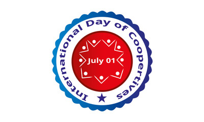 International Cooperative Day Vector Illustration. logo design banner, campaign, and greeting card Eps 10