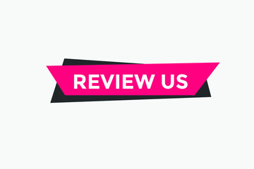 Review us User rating social banner promotion. Review Us text social media template