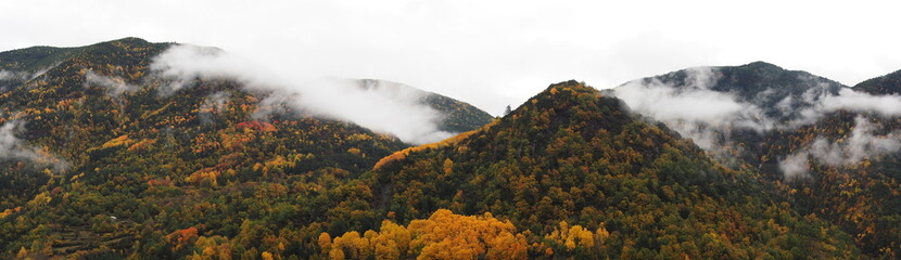 Torla, localidad aragonesa en pleno parque natural de Ordesa. España.