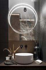 Fototapeta na wymiar Modern and elegant bathroom