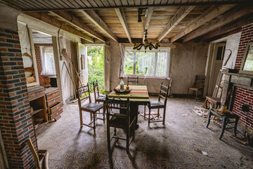 Urbex, Old abandoned house somewhere in Belgium.