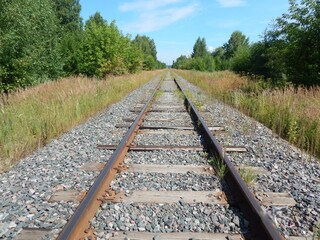 railway in the countryside
