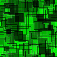 Quad seamless pattern. Repeated overlap hexagon motif texture print