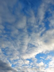 blue sky with clouds
