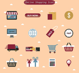 E-Commerce Icon Online Shopping Icon Set