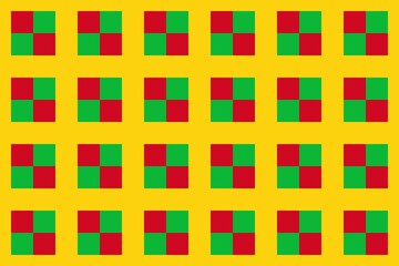 Geometric pattern in the colors of the national flag of Mali. The colors of Mali.