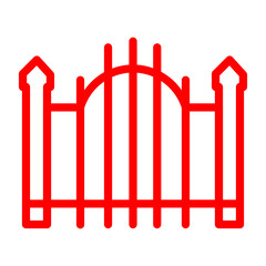 iron fence
