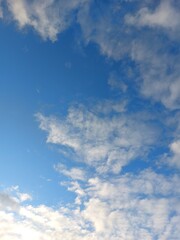 blue sky with clouds