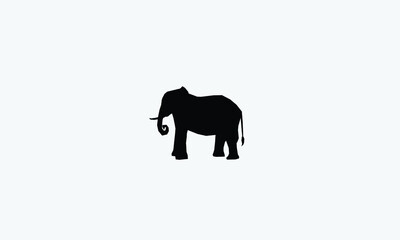 Obraz na płótnie Canvas Elephant vector logo design template