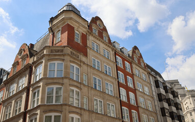Ancient buildings in the city of London