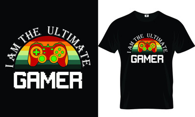 Gamer T-shirt Design
