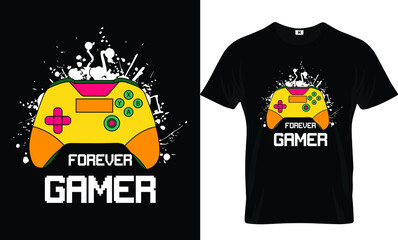 Gamer T-shirt Design