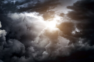 Storm Clouds with a Light