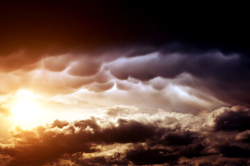 Storm Clouds with a Light