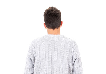 Man rear view