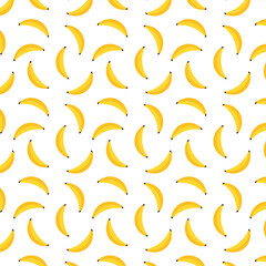 Banana pattern wallpaper. free space for text. copy space. background.