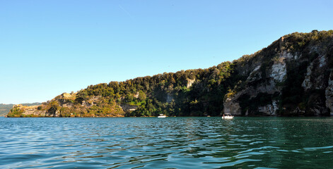 martana island  lake bolsena viterbo italy