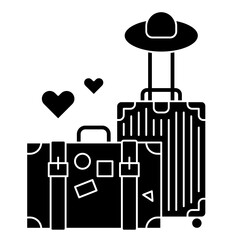 luggage glyph icon
