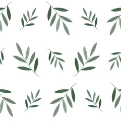 delicate pattern in the form of branches and leaves. wallpaper or background