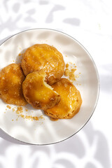 Background of fresh homemade cookies