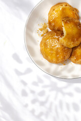 Background of fresh homemade cookies