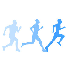 Fototapeta na wymiar Runners logo - Vector