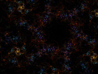 Imaginatory fractal abstract background Image