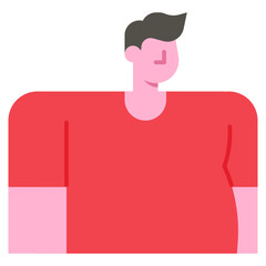 man avatar flat icon