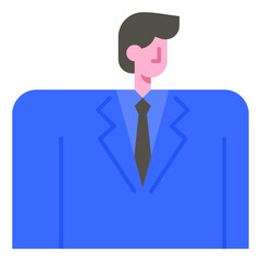 man avatar flat icon