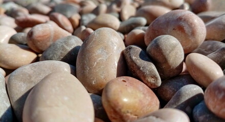 Close up of a Pile of Pebbles