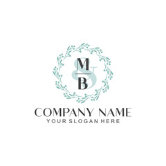 MB Beauty vector initial logo