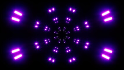 Purple Tunnel Light Overlay