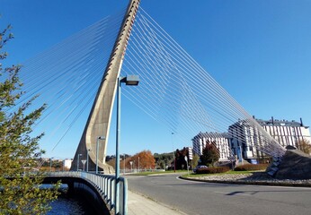 Obraz premium Puente de los tirantes en Pontevedra, Galicia