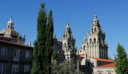 Torres de la Catedral de Santiago de Compostela, Galicia