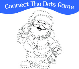 connect the dots, draw game, kids puzzle work sheet,  Christmas puzzle,