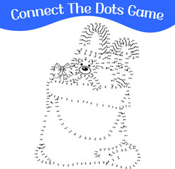 connect the dots, draw game, kids puzzle work sheet,  Christmas puzzle,