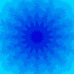 Blue snowflake and christmas background.