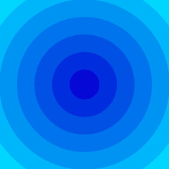 Abstract blue gradient circles.