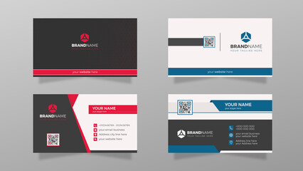 Fototapeta na wymiar modern business card template