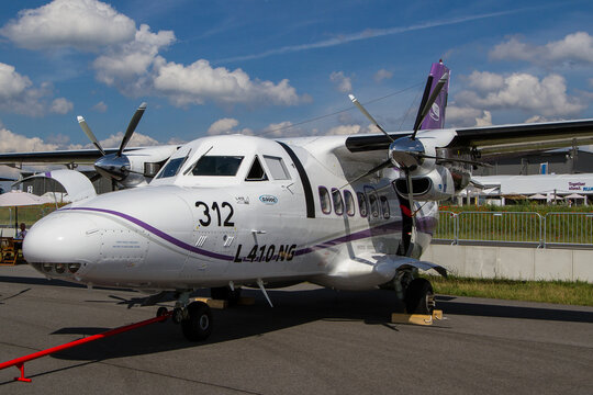 The latest version of the Let 410 regional aircraft from Czech manufacturer Let