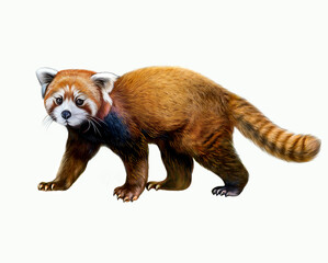 Lesser panda, cat bear, red panda (Ailurus fulgens)