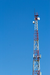 Old mobile tower, mobile communications, television, vertical frame