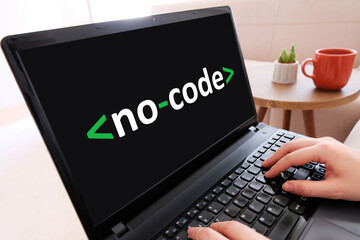 no code development, computer screen
