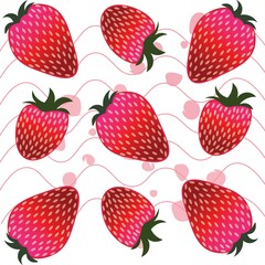 strawberry pattern